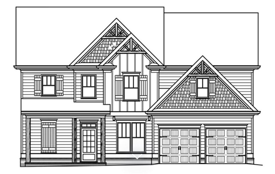 New construction Single-Family house Chatham with Basement, 645 Mountain Road, Woodstock, GA 30188 - photo