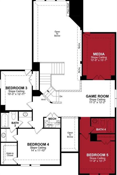 Beazer Homes Goodland Summerfield plan