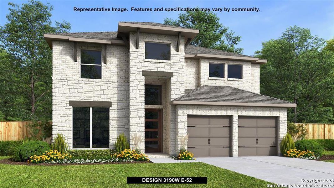 New construction Single-Family house 2414 Sueno Point, San Antonio, TX 78245 Design 3190W- photo