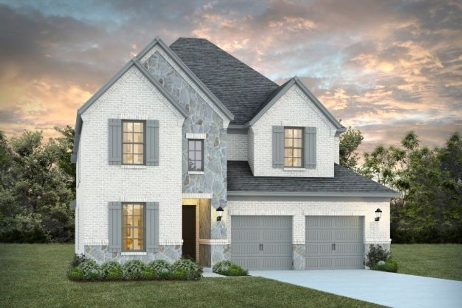 New construction Single-Family house Monet, 1121 Crescent Lane, Prosper, TX 75078 - photo
