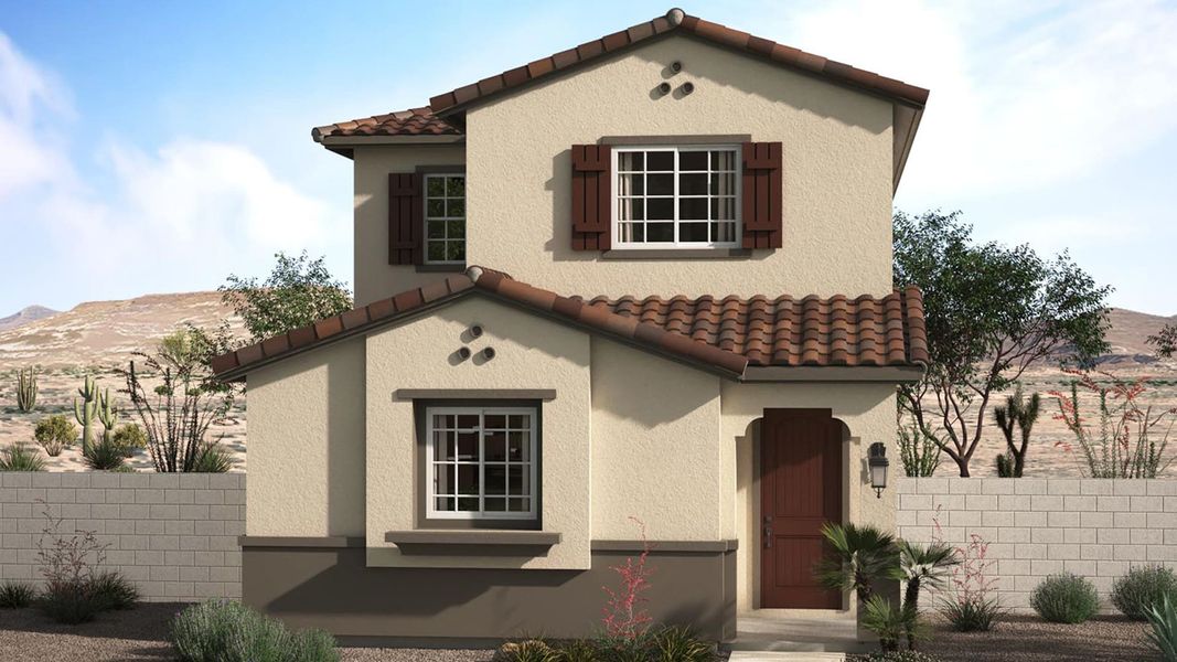 Spanish Elevation | Quattro | Solvida at Estrella | New Homes in Goodyear, AZ | Landsea Homes