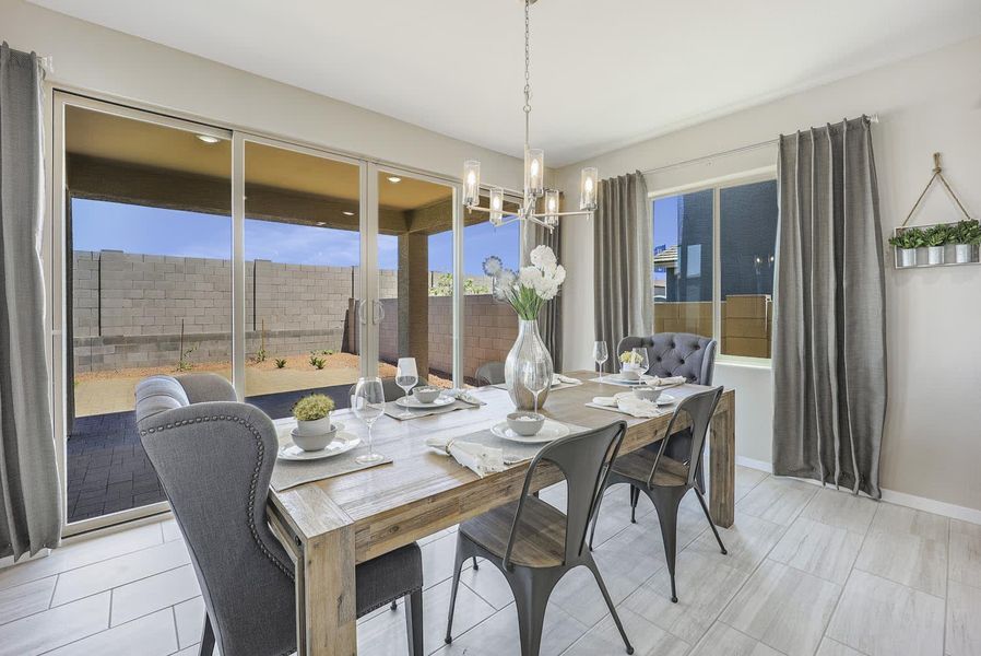 Dining Room | Encatadora | Marketside Tercera | Verrado | New homes in Buckeye, Arizona | Landsea Homes