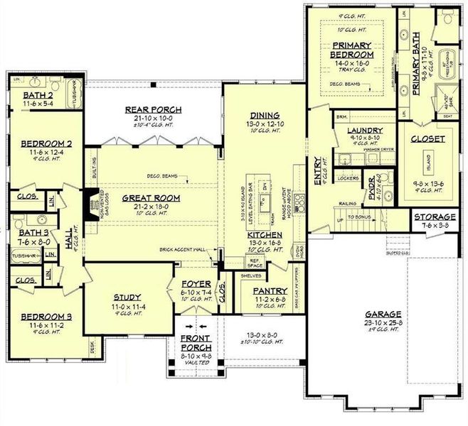 Floor plan downstairs