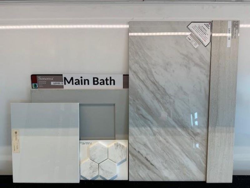 Main bath selections.