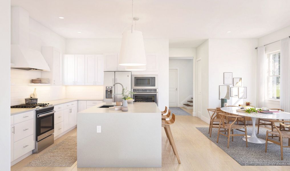 Breathtaking kitchen with island