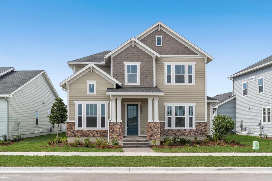 New construction Single-Family house The Euleace, 12121 Gathering Pines Road, Jacksonville, FL 32224 - photo