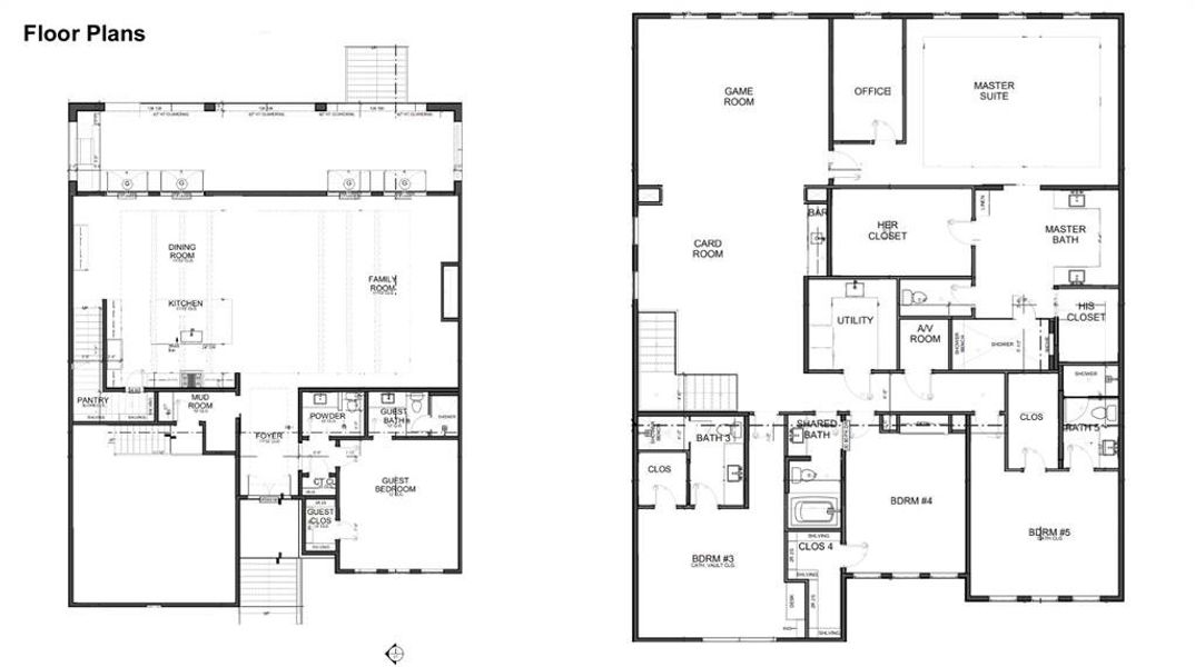 First and Second Floor Plans!