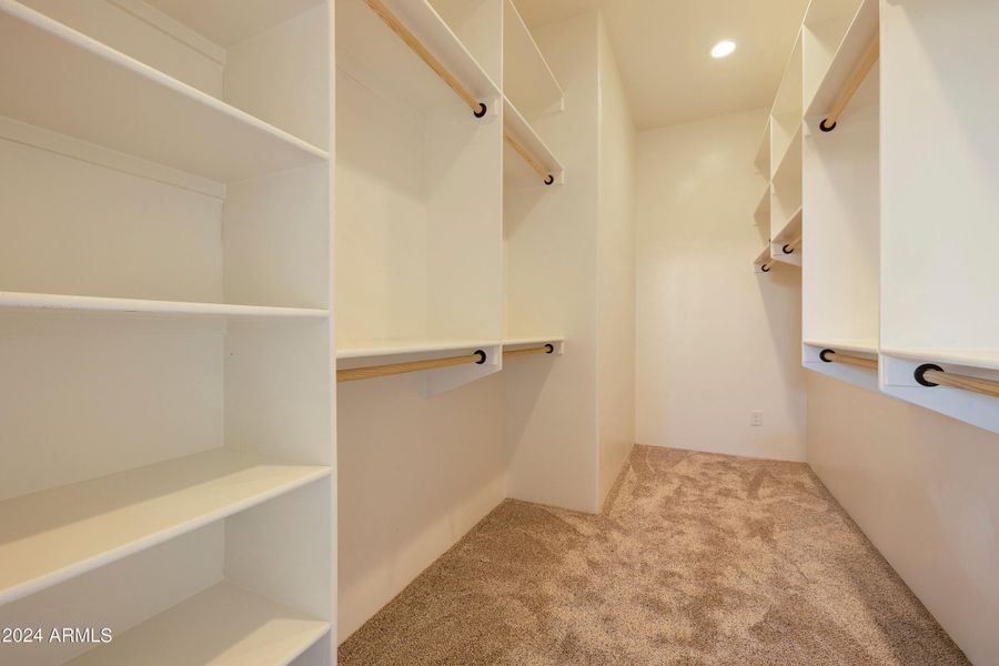 Master walk in closet