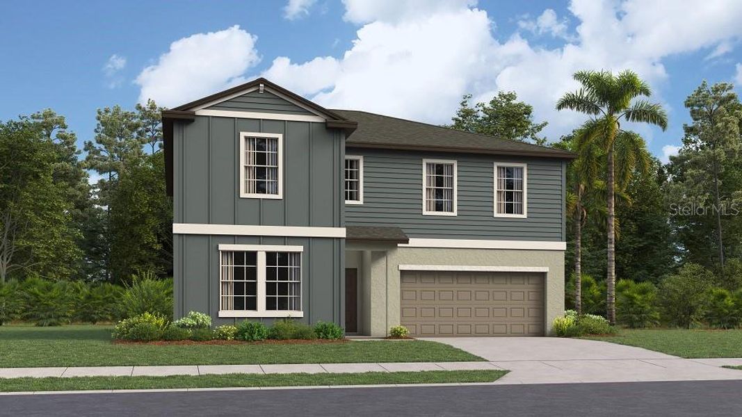 New construction Single-Family house 4026 Capri Coast Drive, Plant City, FL 33565 Trenton- photo