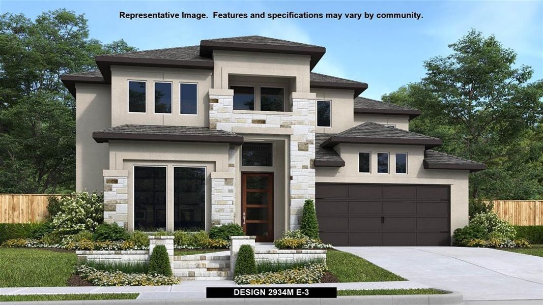 New construction Single-Family house Design 2934M, 15307 Le Reve Lane, Conroe, TX 77302 - photo