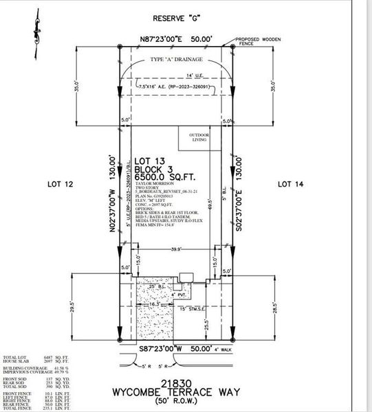 Plot Plan