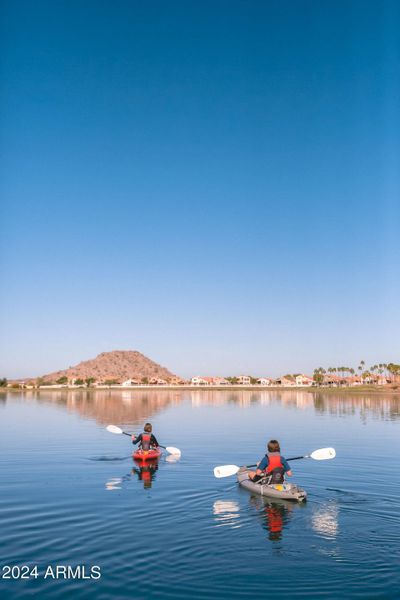 Kayaks on Lakes