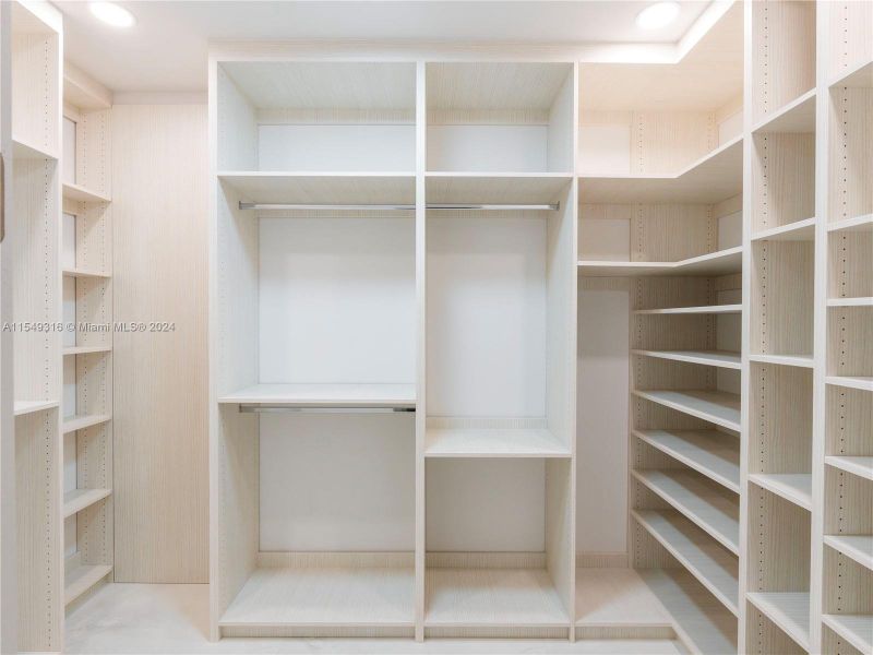 Two main Walk-in closet