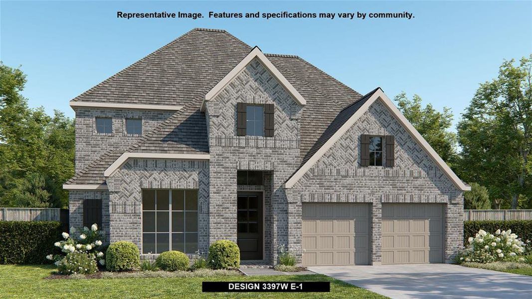 New construction Single-Family house Design 3397W, 1727 Opal Field Lane, Richmond, TX 77469 - photo