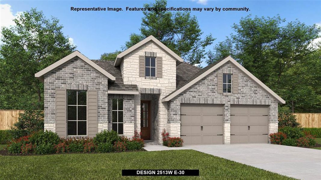 New construction Single-Family house 6004 Sean Paul Lane, Georgetown, TX 78628 Design 2513W- photo