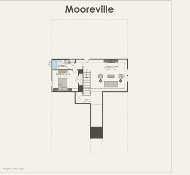 Pulte Homes, Mooreville floor plan