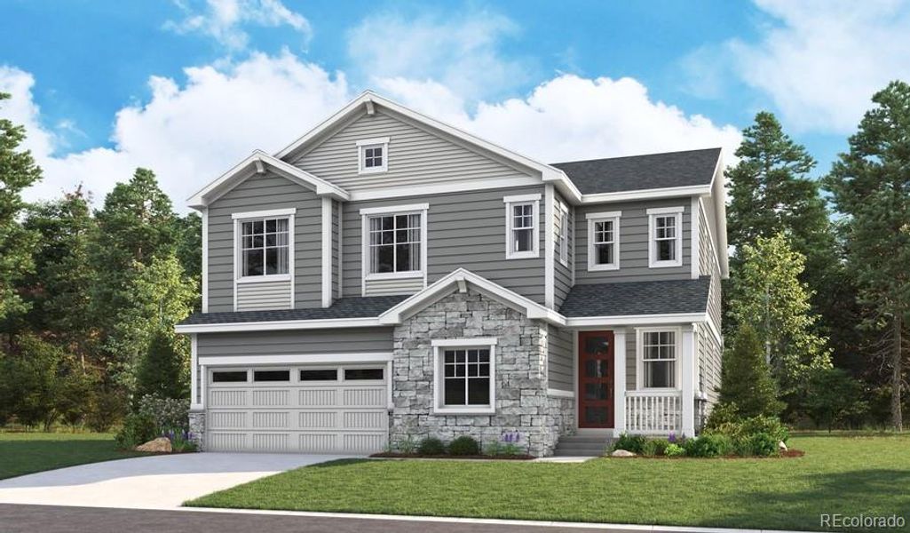 New construction Single-Family house 1201 Nathan Place, Erie, CO 80026 Yorktown- photo
