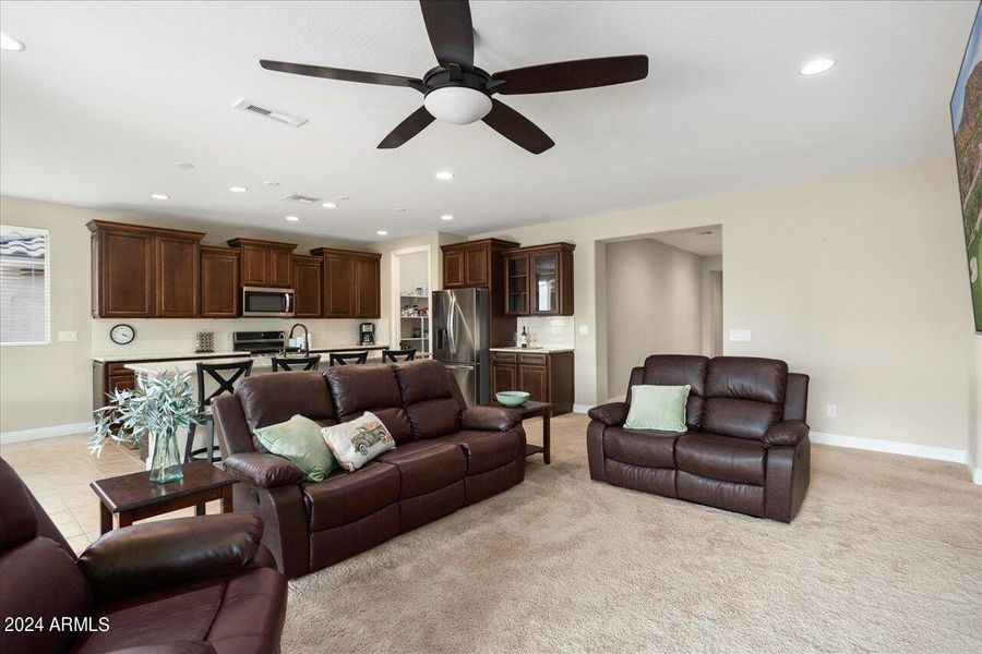 Great Room toward kitchen