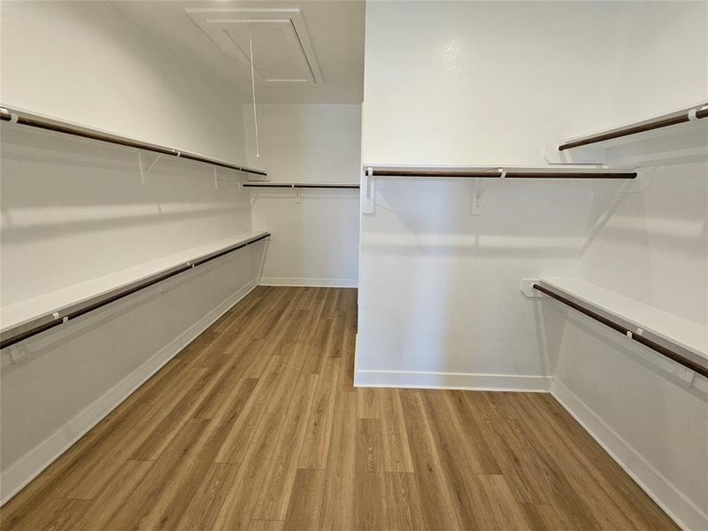 Primary ensuite boasts a massive walk-in closet