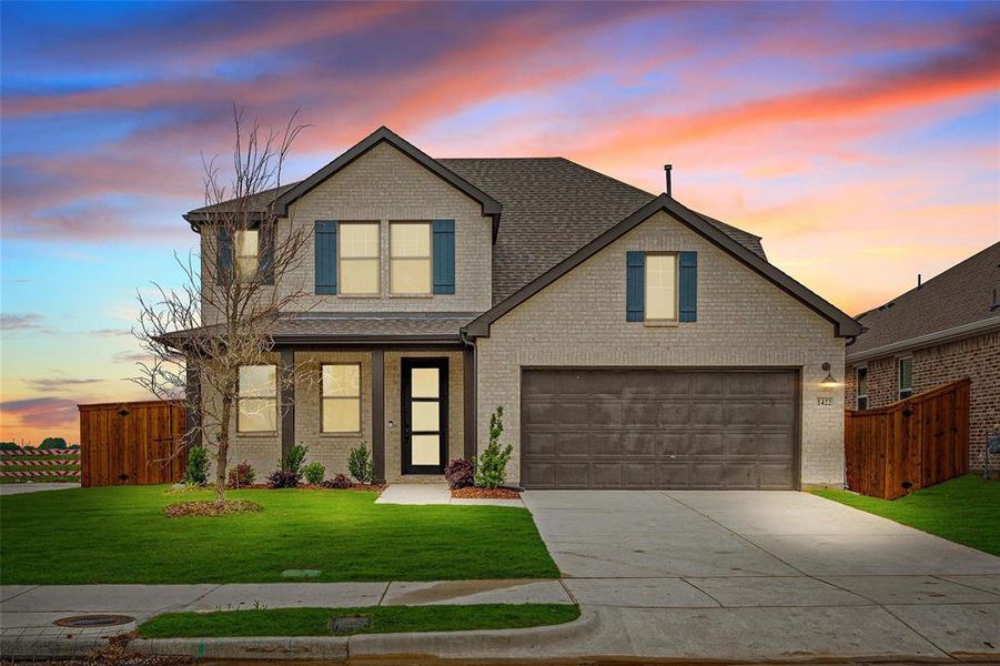 New construction Single-Family house 1422 Greenbelt Drive, Forney, TX 75126 Grayson Homeplan- photo