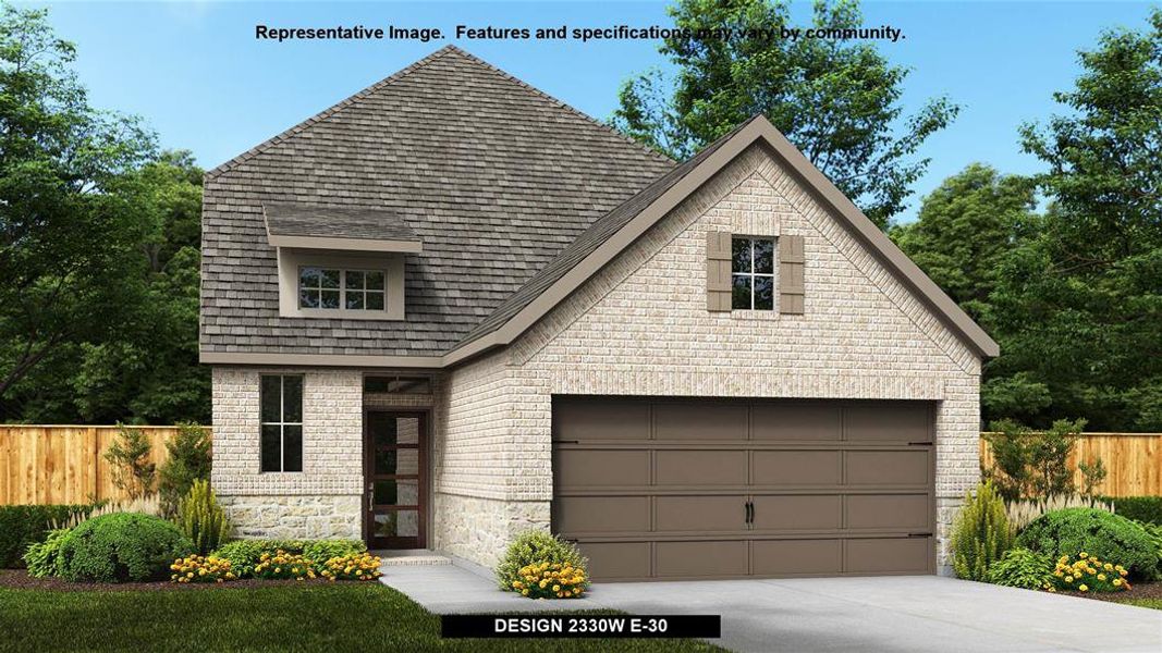 New construction Single-Family house Design 2330W, 16427 Verbena Glen Drive, Hockley, TX 77447 - photo