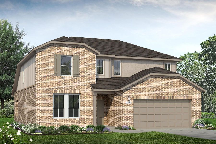 New construction Single-Family house Oaks 2460, 1229 Terrace View Drive, Georgetown, TX 78628 - photo