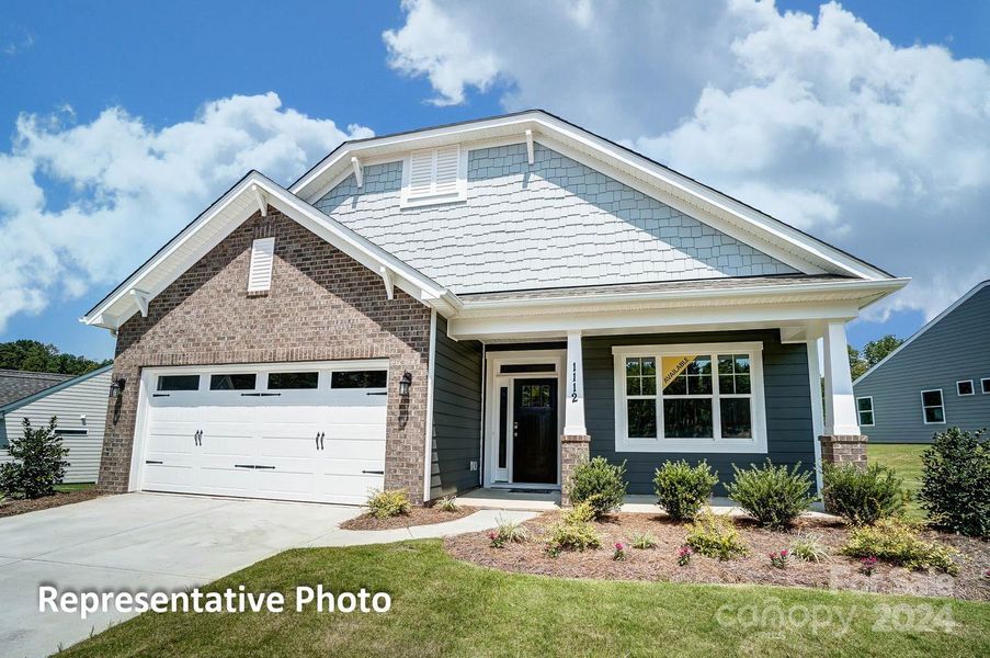 Homesite 62 will feature a Grayson A floorplan with front-load garage.