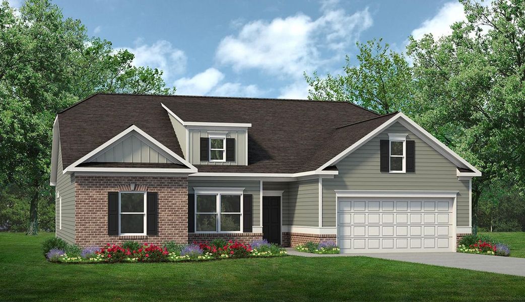 New construction Single-Family house The Lancaster, 114 Beverly Place, Four Oaks, NC 27524 - photo