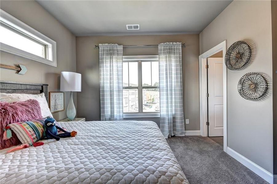 Bedroom featuring carpet ***Photos NOT OF ACTUAL Home but for representation Purposes only. Home is UNDER Construction- Photos are of a previously built Model House Freemont plan by The Providence Group