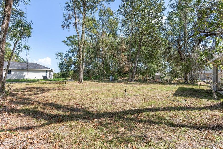 Spacious Flat Rear Yard