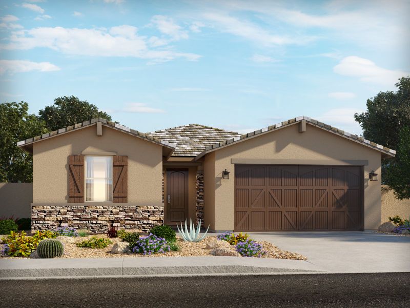 New construction Single-Family house Lark, N Hartman Road, Maricopa, AZ 85138 - photo