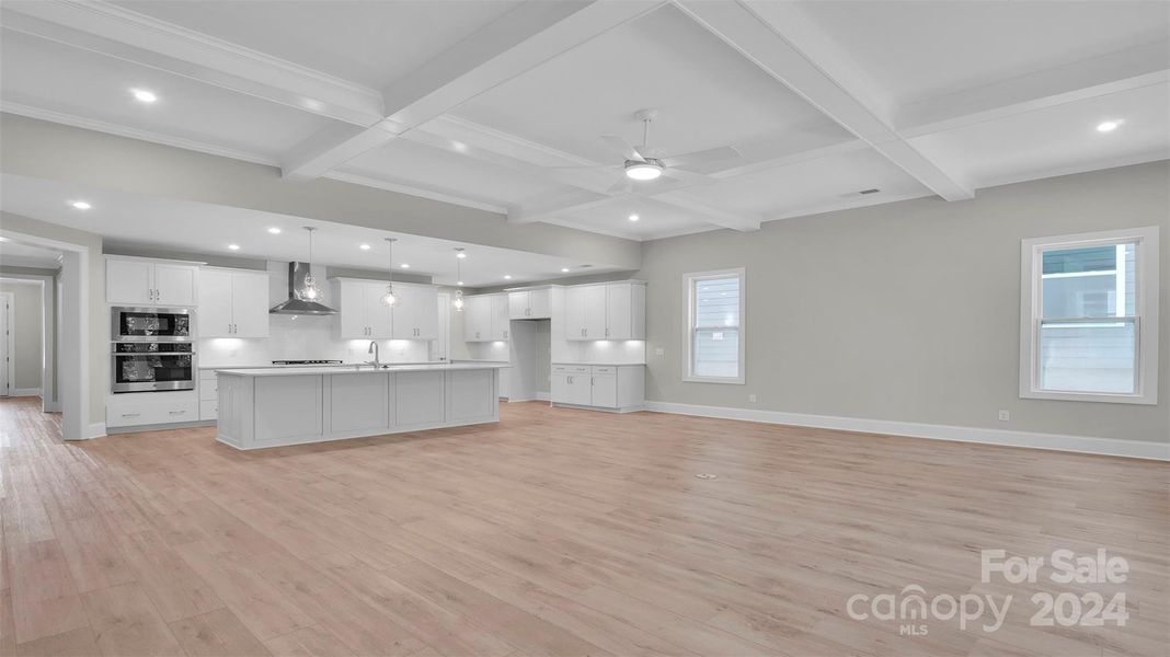 Great Room into Kitchen