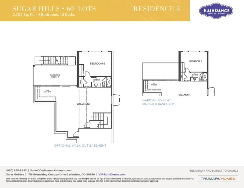 Sugar Hills Plan 5 Floor Plan