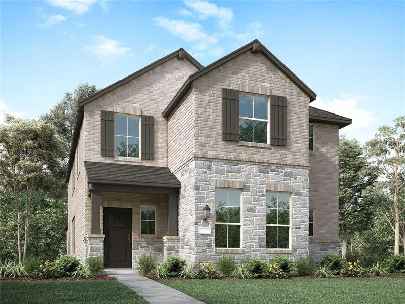 New construction Single-Family house 3924 Composition Drive, Celina, TX 75078 Belmont Plan- photo