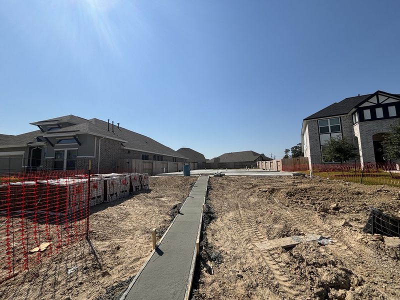 Construction progress - 31417 Cedar Elm Trail