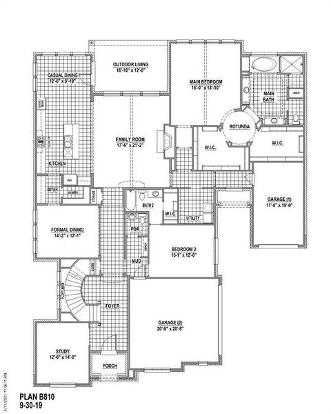 1st Level Floor Plan