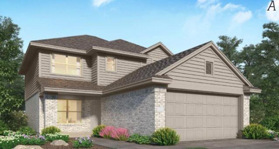 New construction Single-Family house 18664 Cepagatti Drive, New Caney, TX 77357 Hawthorn II- photo