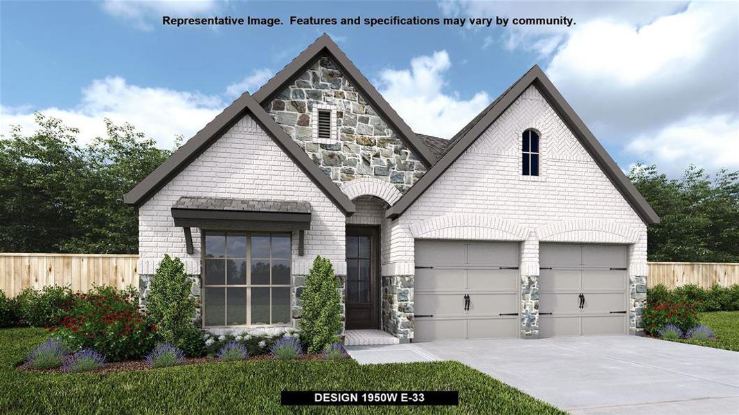 New construction Single-Family house Design 1950W, 445 Bay Breeze Drive, Kyle, TX 78640 - photo
