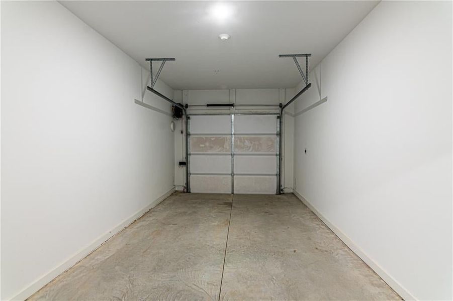 View of your private garage