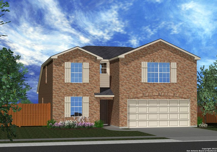 New construction Single-Family house 2909 Wentwood Run, San Antonio, TX 78245 The Sheppard- photo