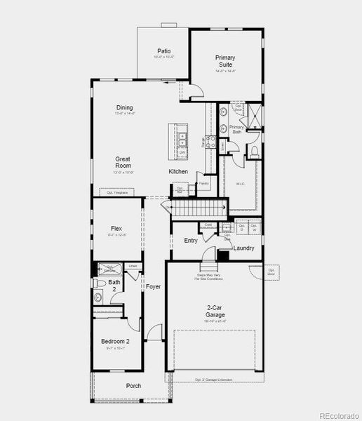 Structural options added:  Bedroom 3