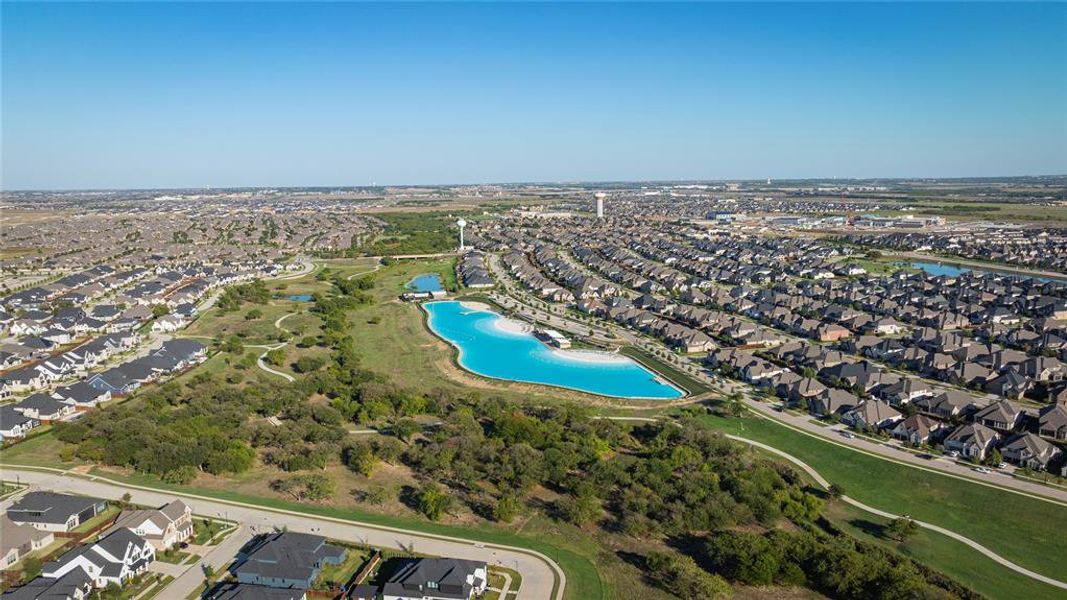 Five-acre, crystal clear lagoon that brings a Caribbean-like lifestyle to your Windsong Ranch community.