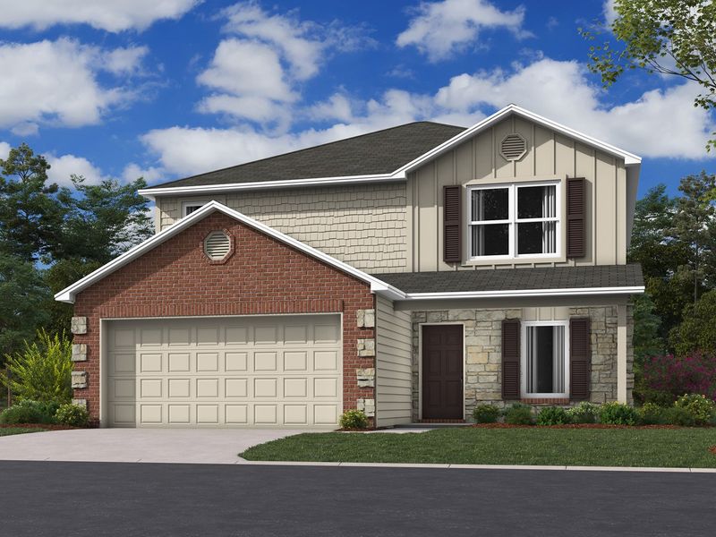 New construction Single-Family house RC Springwood, 3316 Broad View, Seguin, TX 78155 - photo