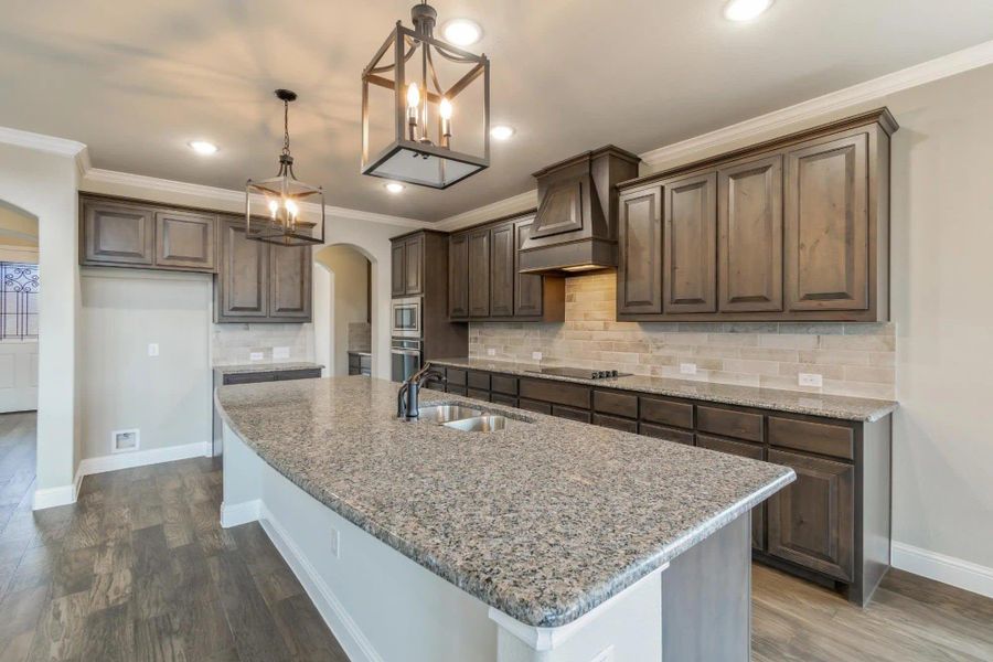 Kitchen | Concept 3218 at Belle Meadows in Cleburne, TX by Landsea Homes