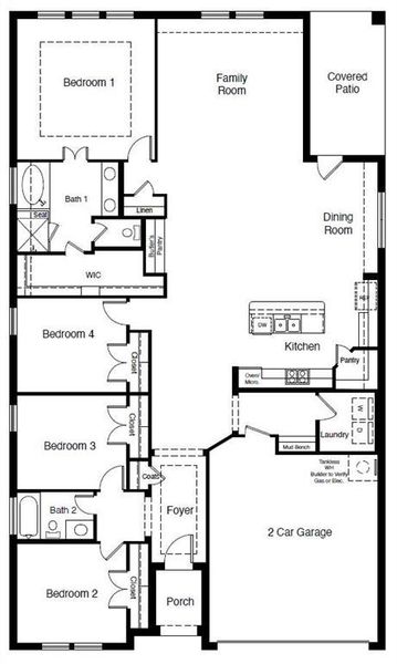 D.R. Horton's The Maple floorplan - All Home and community information, including pricing, included features, terms, availability and amenities, are subject to change at any time without notice or obligation. All Drawings, pictures, photographs, video, square footages, floor plans, elevations, features, colors and sizes are approximate for illustration purposes only and will vary from the homes as built.