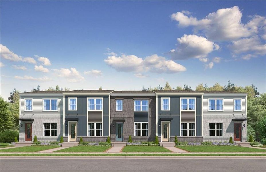 Rendering of Maguire Townhome