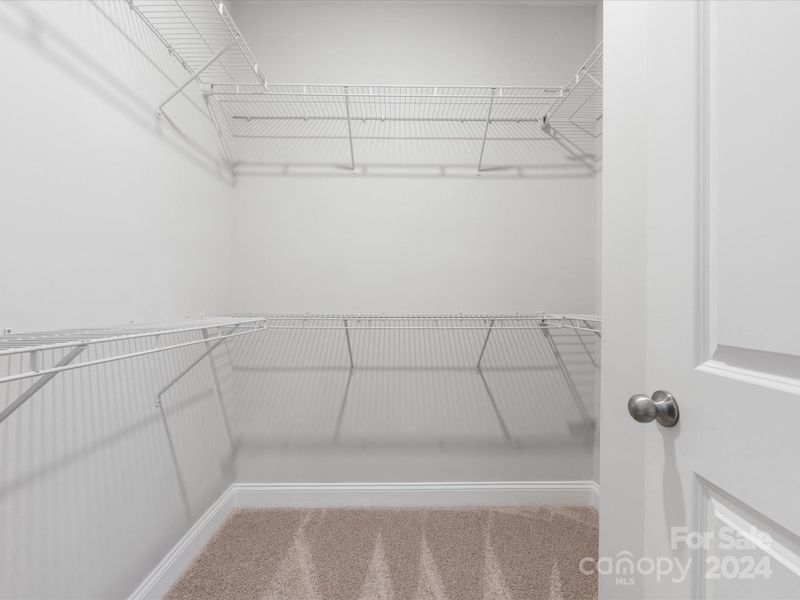 Primary walk in closet