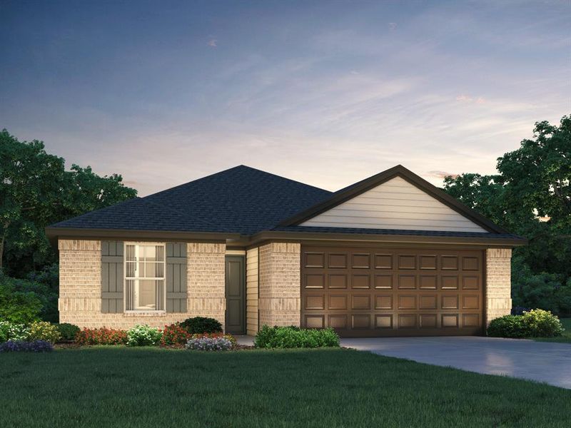 New construction Single-Family house 18810 Frost Ridge Drive, Crosby, TX 77532 The Callaghan (830)- photo