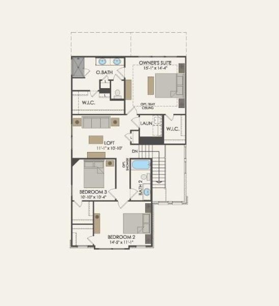Pulte Homes, Sienna floor plan
