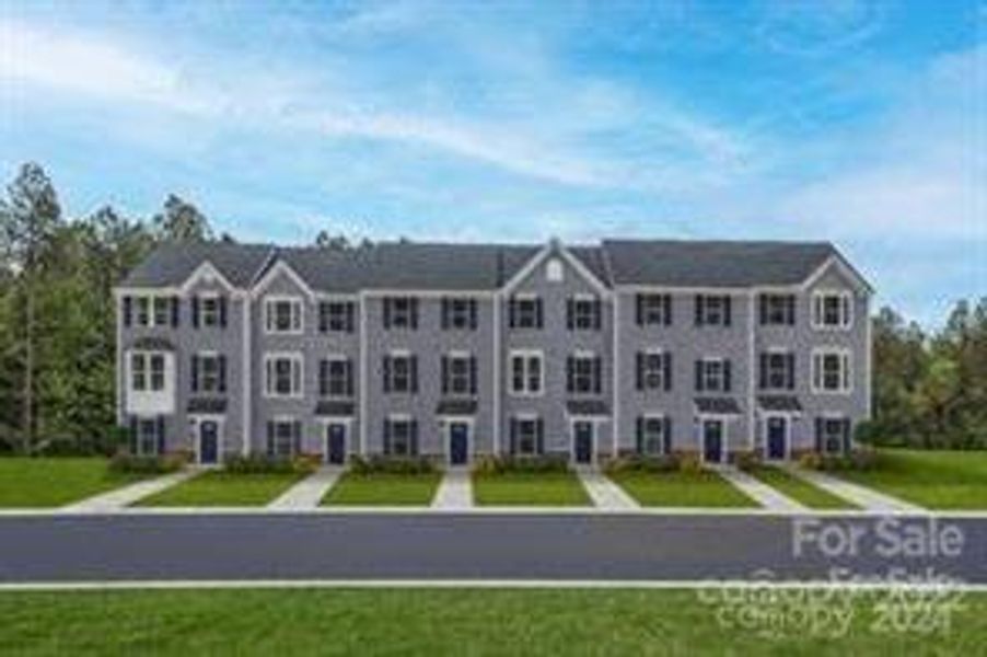 New construction Townhouse house 1110 May Apple Drive, Unit 3022E, Stallings, NC 28104 - photo
